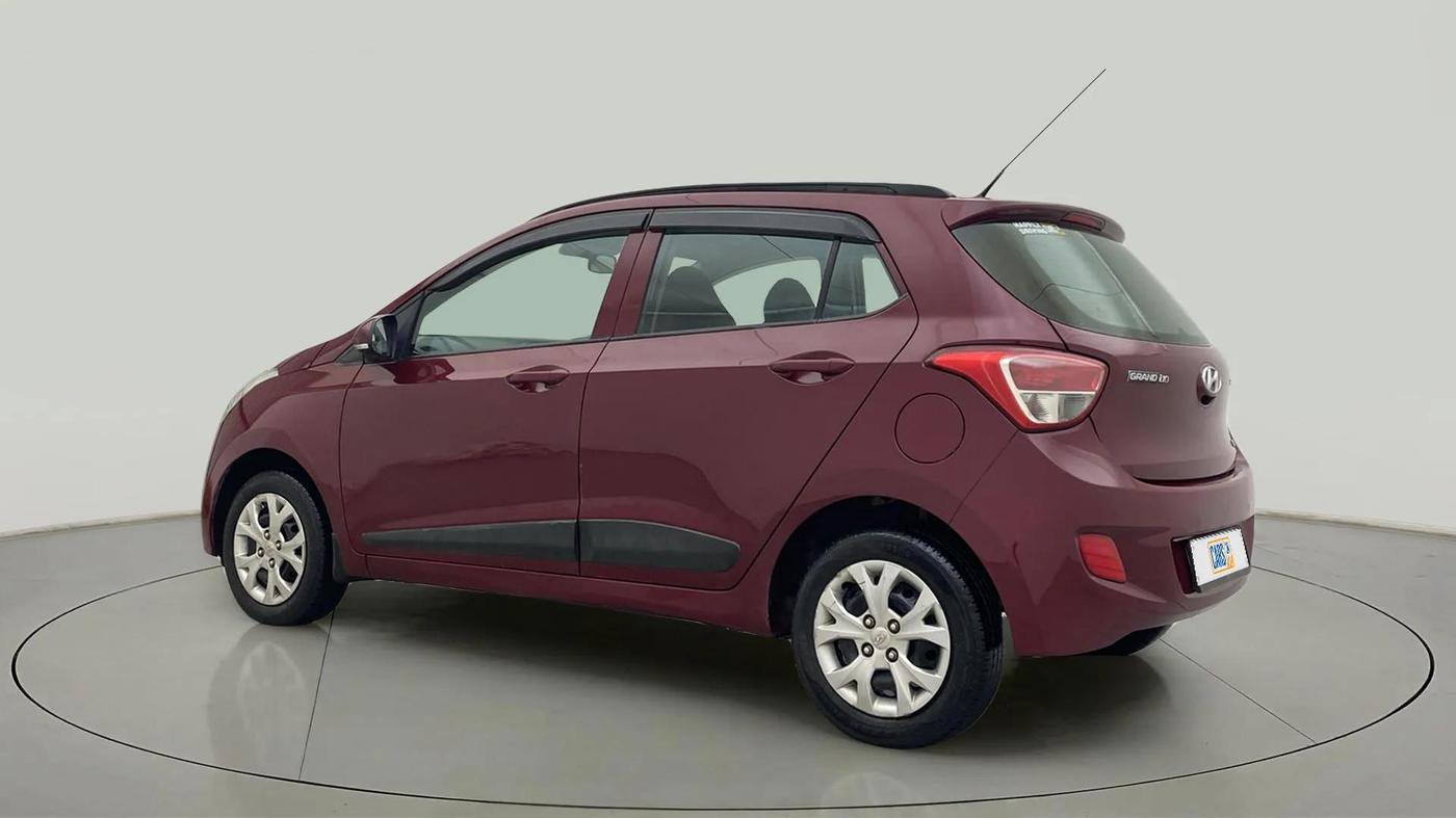 2015 Hyundai Grand i10 SPORTZ 1.2 KAPPA VTVT, Petrol, Manual, 27,720 km, Left Back Diagonal