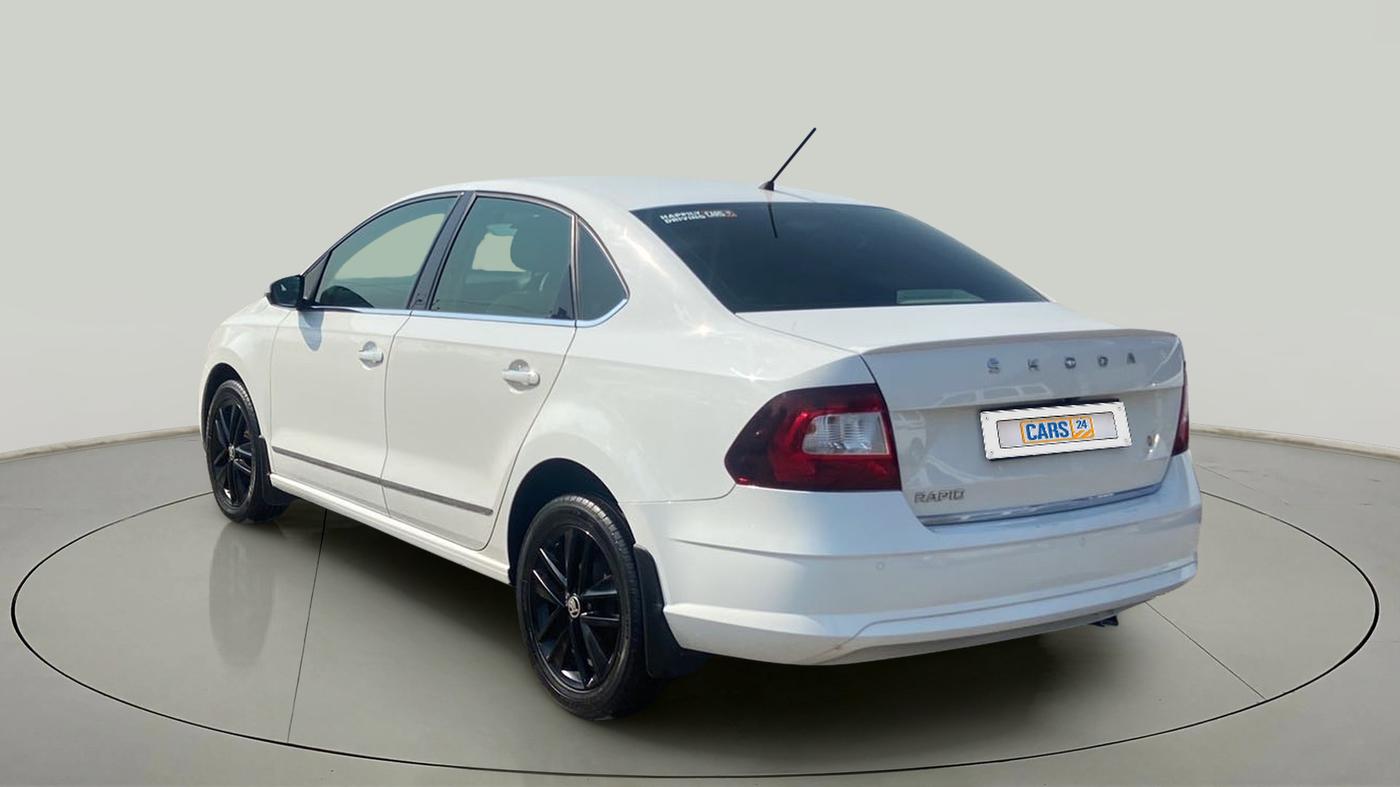 2021 Skoda Rapid STYLE TSI, Petrol, Manual, 30,972 km, Left Back Diagonal