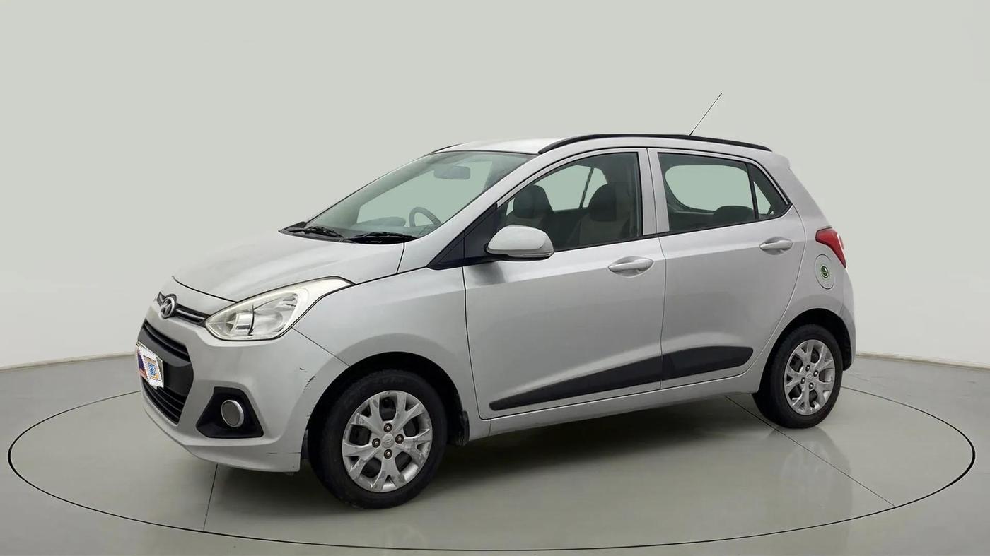 2016 Hyundai Grand i10 SPORTZ 1.2 KAPPA VTVT, Petrol, Manual, 70,045 km, Left Front Diagonal