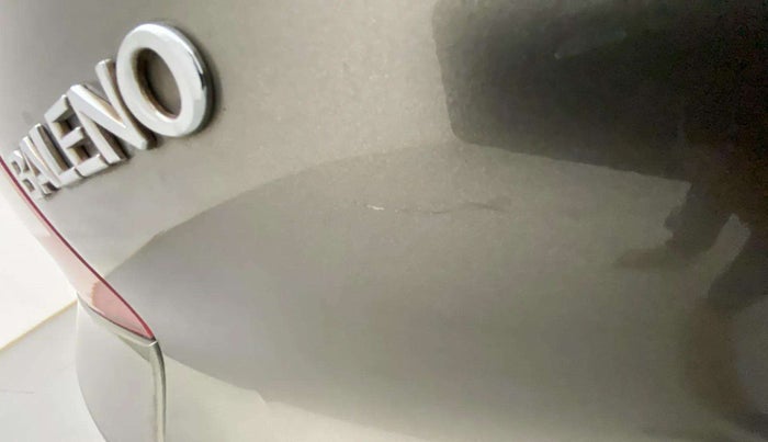 2020 Maruti Baleno ZETA PETROL 1.2, Petrol, Manual, 74,284 km, Dicky (Boot door) - Slightly dented