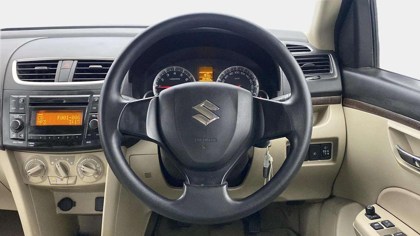 2017 Maruti Swift Dzire VXI, Petrol, Manual, 35,594 km, Steering Wheel Close Up