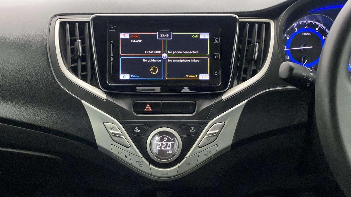 2018 Maruti Baleno ALPHA PETROL 1.2, Petrol, Manual, 52,698 km, Air Conditioner