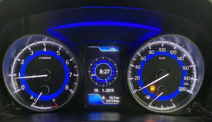 2018 Maruti Baleno ALPHA PETROL 1.2, Petrol, Manual, 52,698 km, Odometer Image