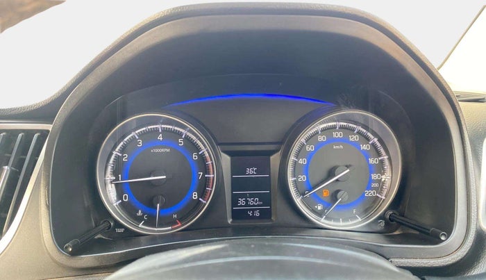 2016 Maruti Baleno DELTA PETROL 1.2, Petrol, Manual, 36,771 km, Odometer Image