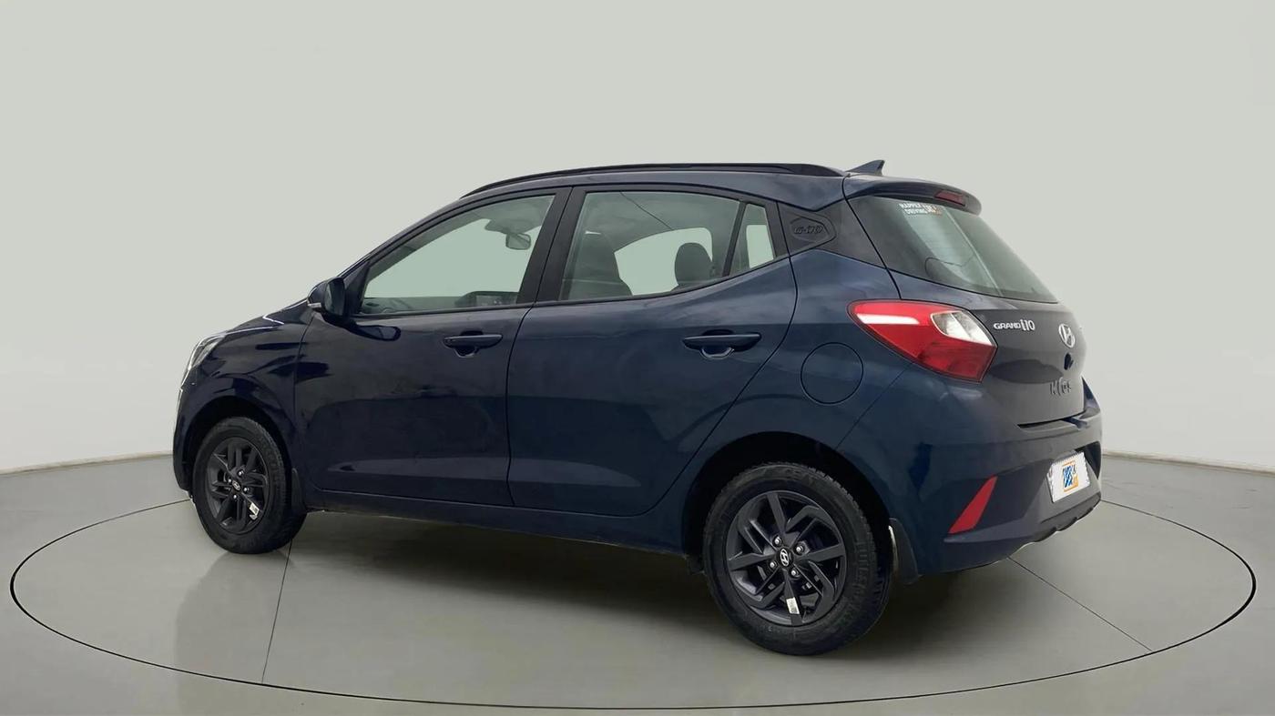 2022 Hyundai GRAND I10 NIOS SPORTZ AMT 1.2 KAPPA VTVT, Petrol, Automatic, 12,930 km, Left Back Diagonal