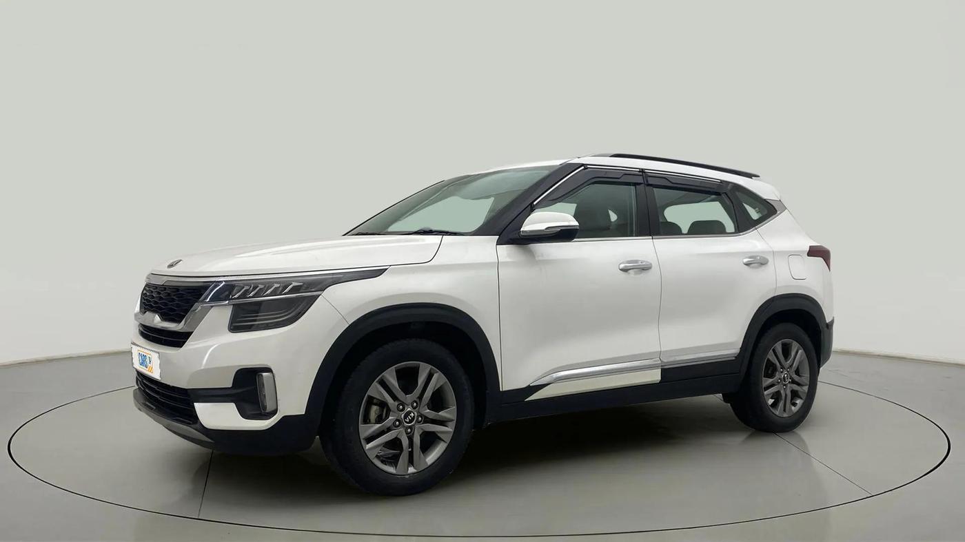 2019 KIA SELTOS HTX IVT 1.5 PETROL, Petrol, Automatic, 34,139 km, Left Front Diagonal
