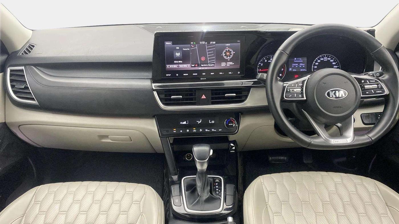 2019 KIA SELTOS HTX IVT 1.5 PETROL, Petrol, Automatic, 34,139 km, Dashboard