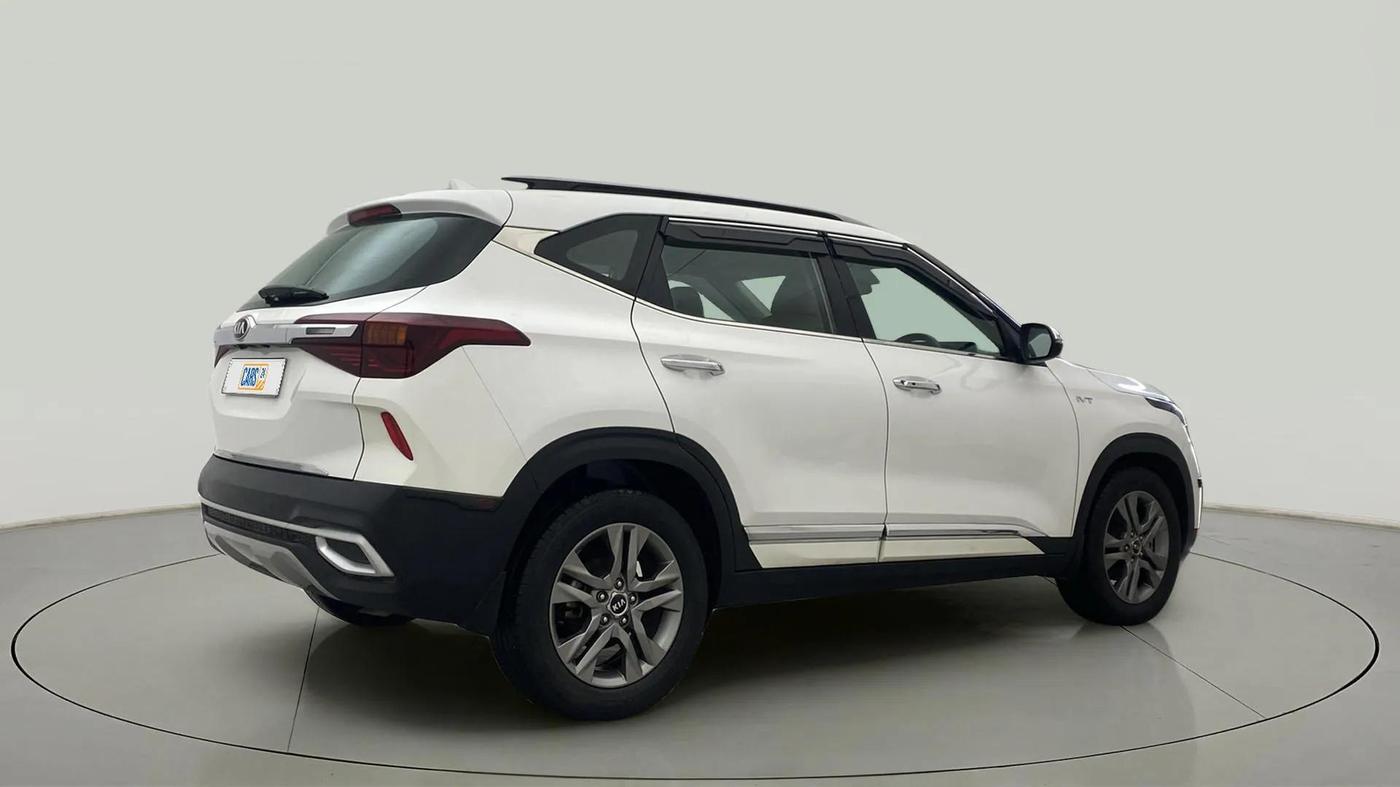 2019 KIA SELTOS HTX IVT 1.5 PETROL, Petrol, Automatic, 34,139 km, Right Back Diagonal