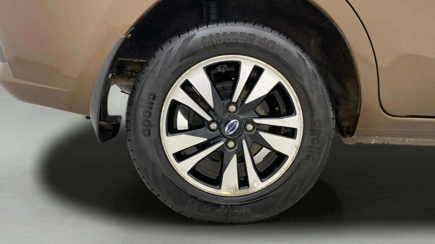 2018 Datsun Go Plus T (O), Petrol, Manual, 65,052 km, Right Rear Wheel
