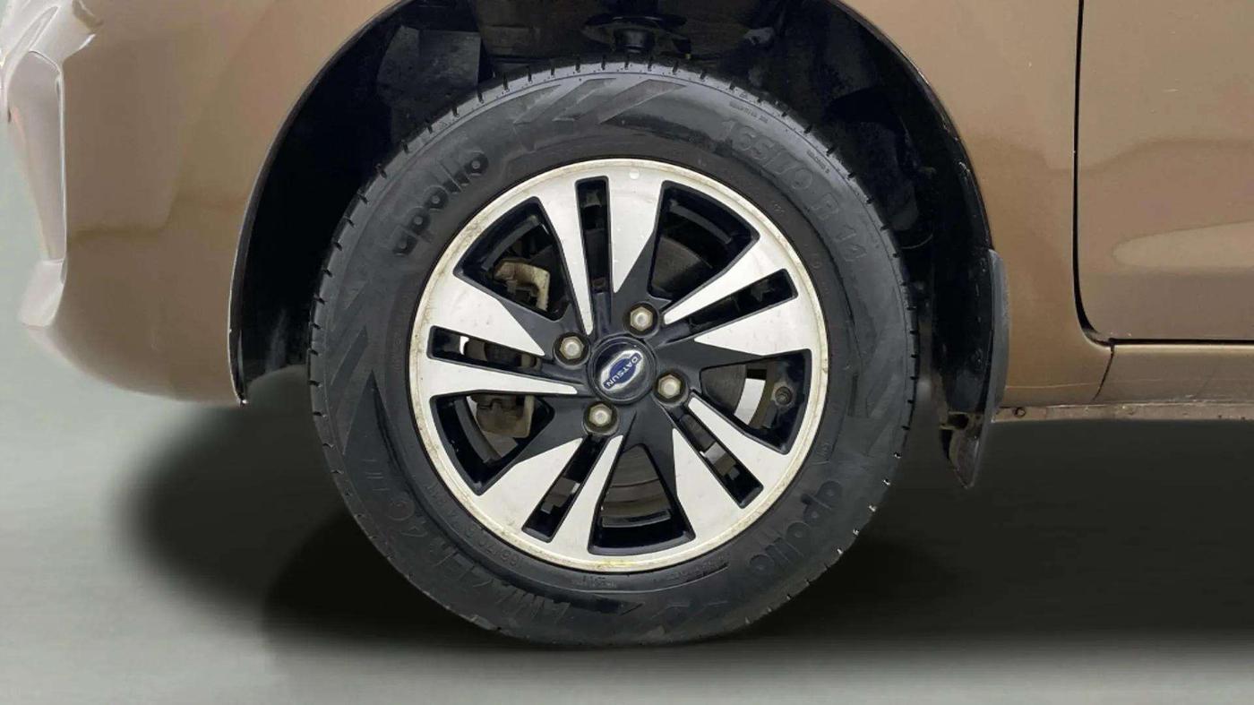 2018 Datsun Go Plus T (O), Petrol, Manual, 65,052 km, Left Front Wheel