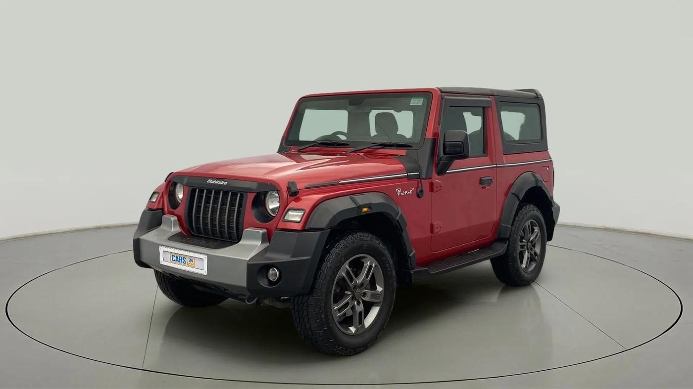 2020 Mahindra Thar LX D AT 4WD HT, Diesel, Automatic, 76,179 km, Left Front Diagonal