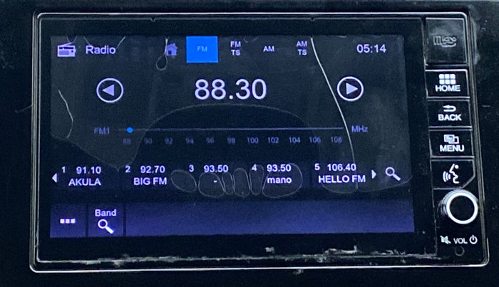 2017 Honda WR-V 1.5L I-DTEC VX MT, Diesel, Manual, 57,426 km, Infotainment System