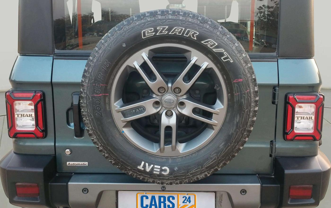 2022 Mahindra Thar LX PETROL HT 4WD AT, Petrol, Automatic, 35,301 km, Spare Tyre