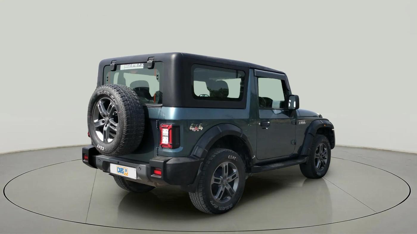 2022 Mahindra Thar LX PETROL HT 4WD AT, Petrol, Automatic, 35,301 km, Right Back Diagonal