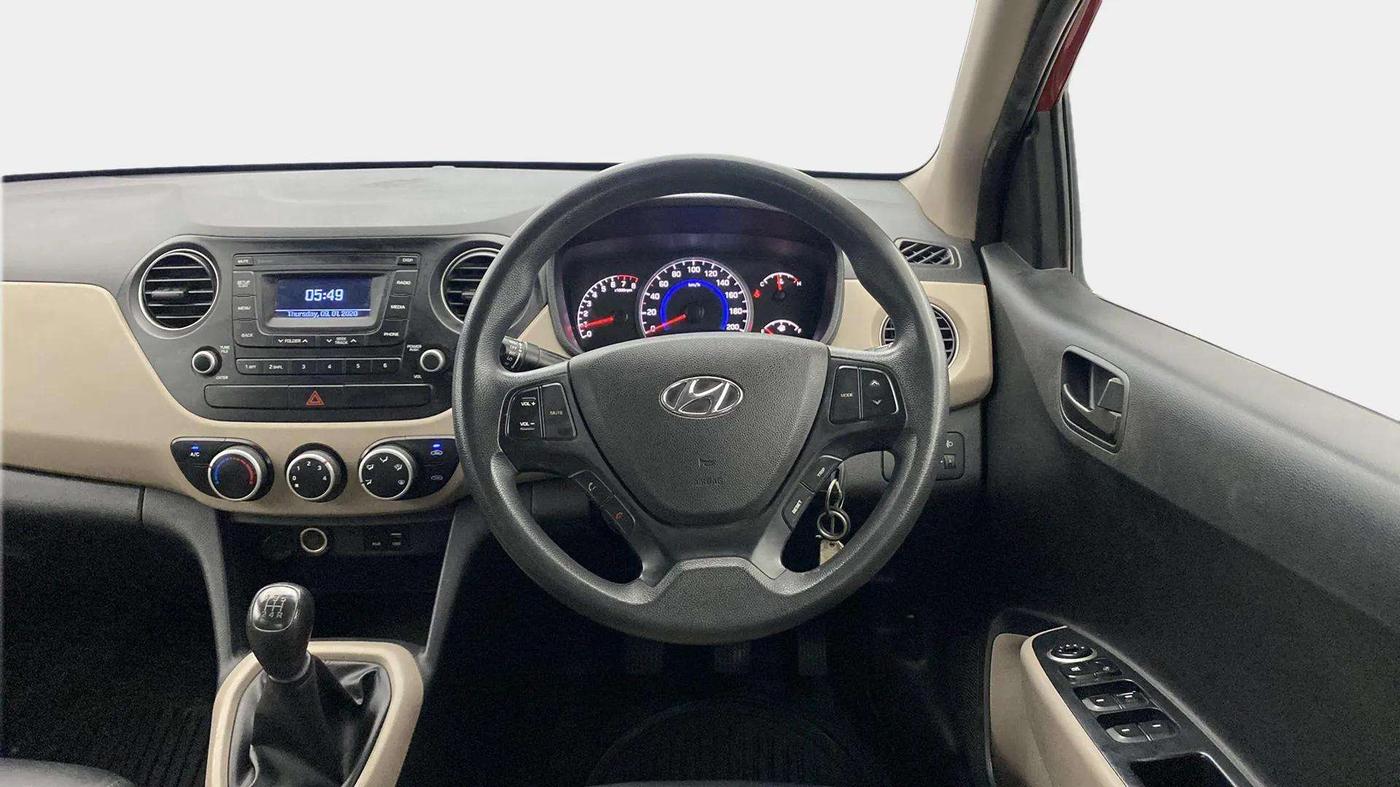 2018 Hyundai Grand i10 MAGNA 1.2 KAPPA VTVT, Petrol, Manual, 45,149 km, Steering Wheel Close Up