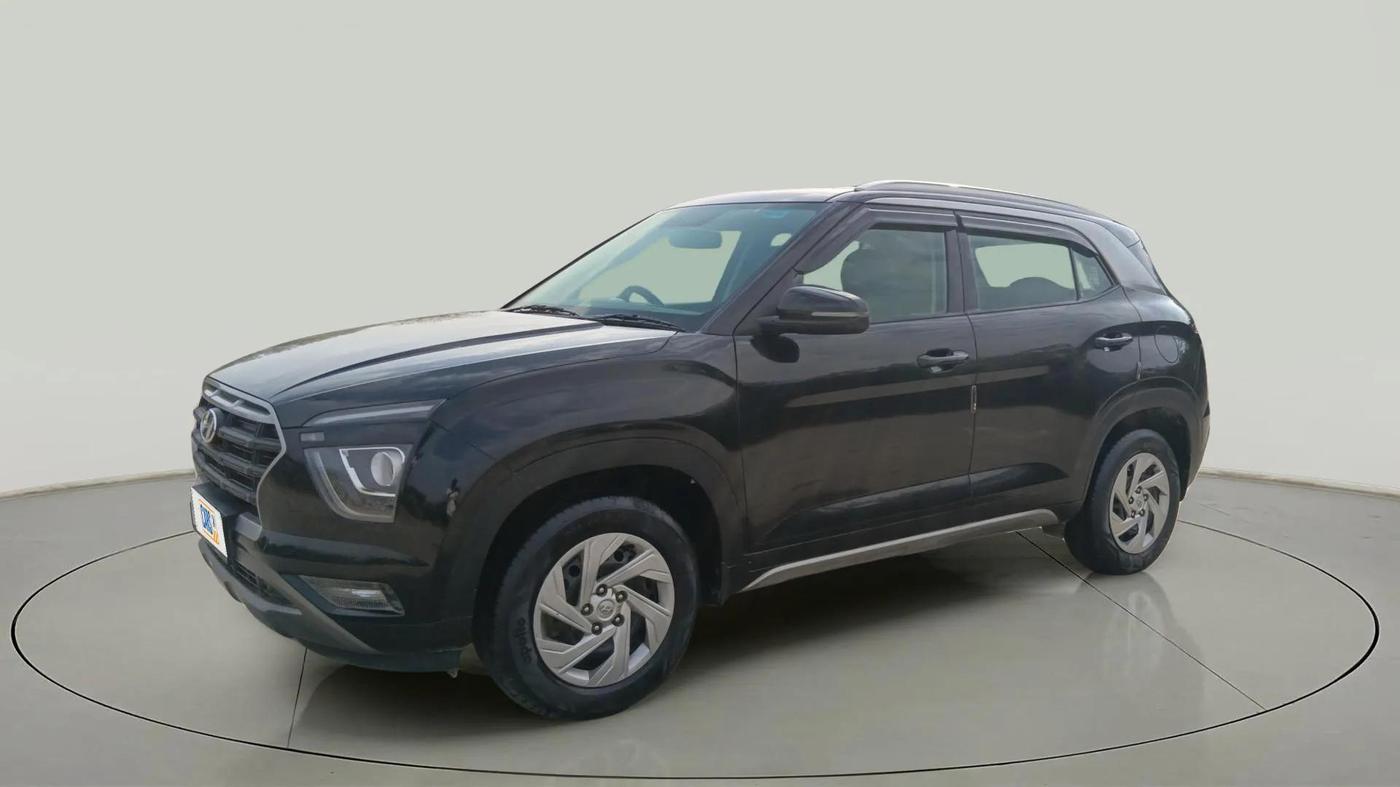 2022 Hyundai Creta EX 1.5 PETROL, Petrol, Manual, 50,518 km, Left Front Diagonal