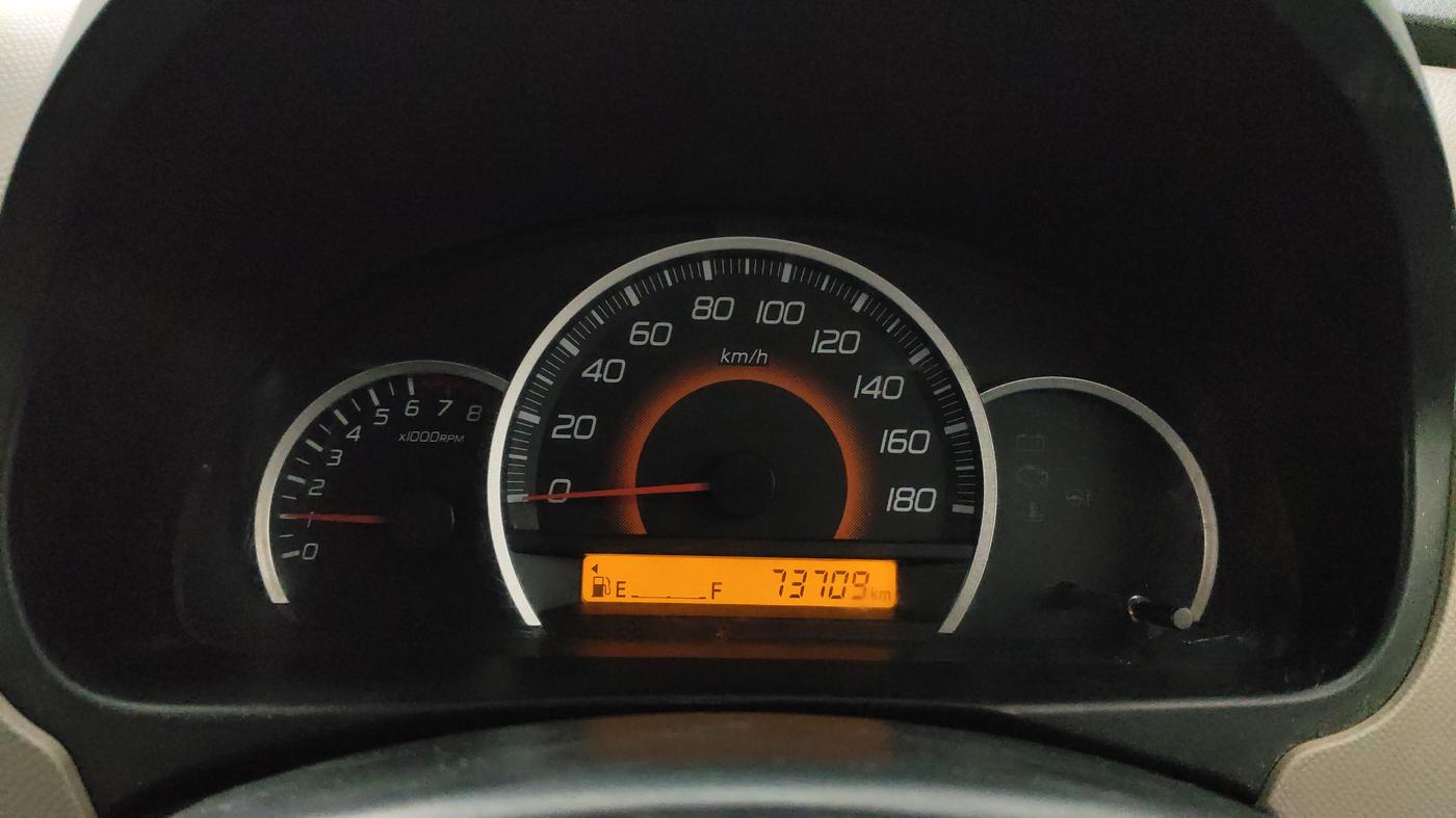 2016 Maruti Wagon R 1.0 VXI, Petrol, Manual, 73,678 km, Odometer Image