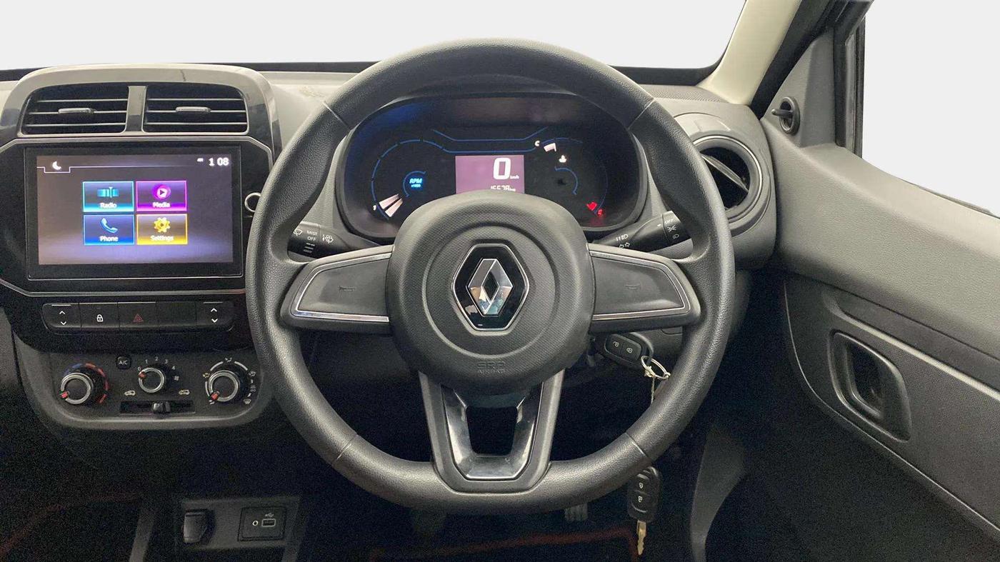 2021 Renault Kwid RXT 1.0 (O), Petrol, Manual, 15,674 km, Steering Wheel Close Up
