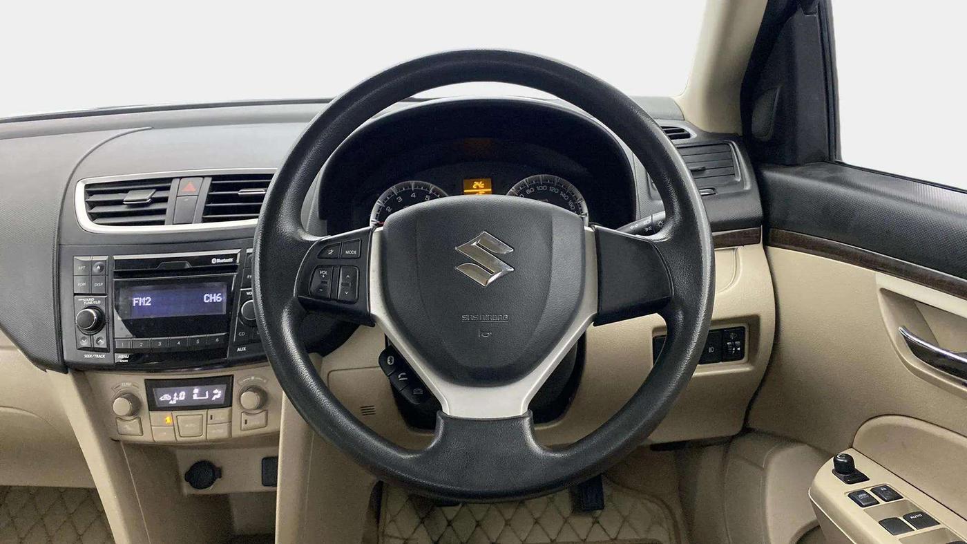 2015 Maruti Swift Dzire ZXI, Petrol, Manual, 63,719 km, Steering Wheel Close Up