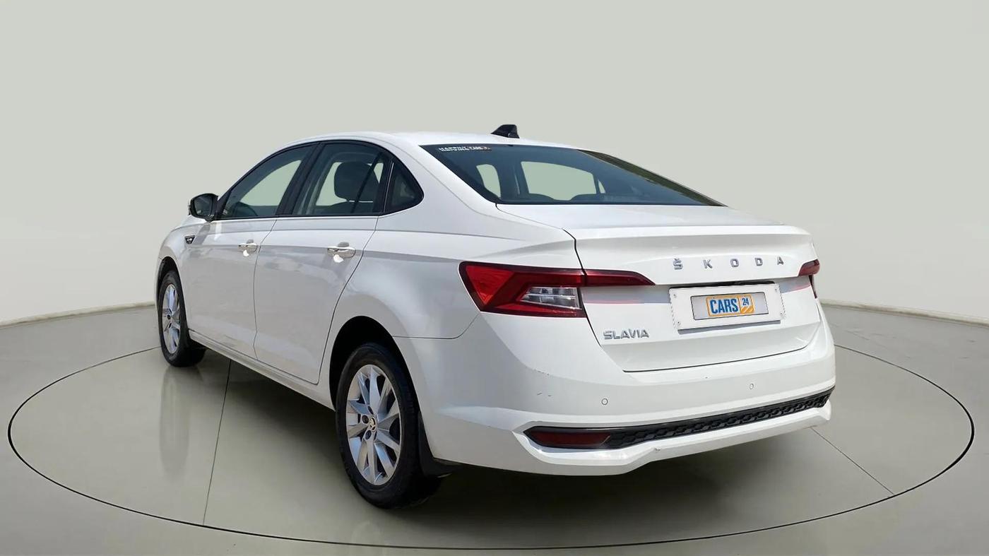2022 Skoda SLAVIA AMBITION 1.0L TSI MT, Petrol, Manual, 41,414 km, Left Back Diagonal