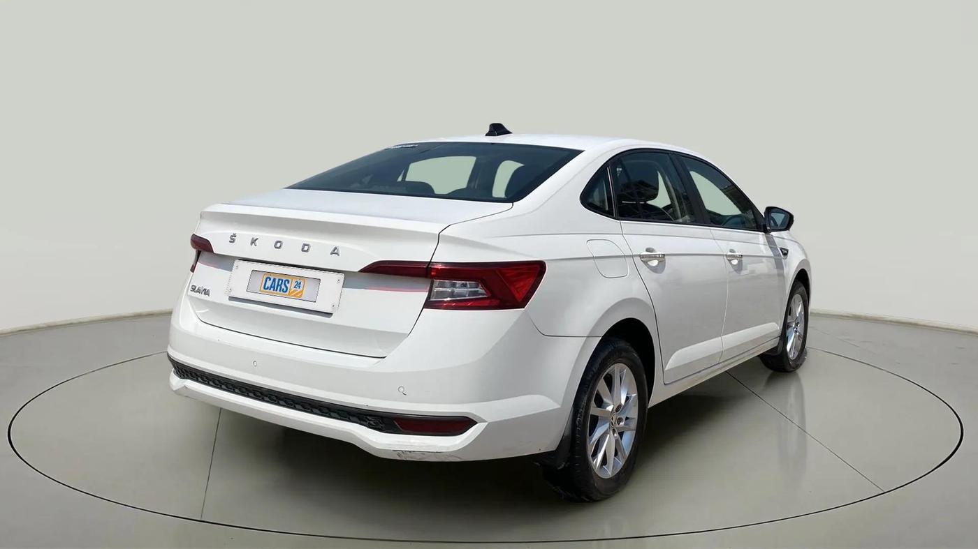 2022 Skoda SLAVIA AMBITION 1.0L TSI MT, Petrol, Manual, 41,414 km, Right Back Diagonal