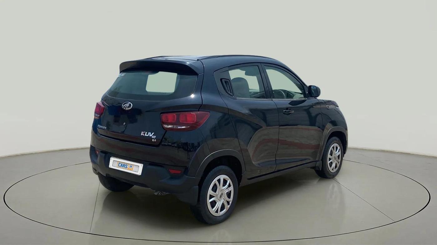 2017 Mahindra Kuv100 K4 6 STR, Petrol, Manual, 64,739 km, Right Back Diagonal