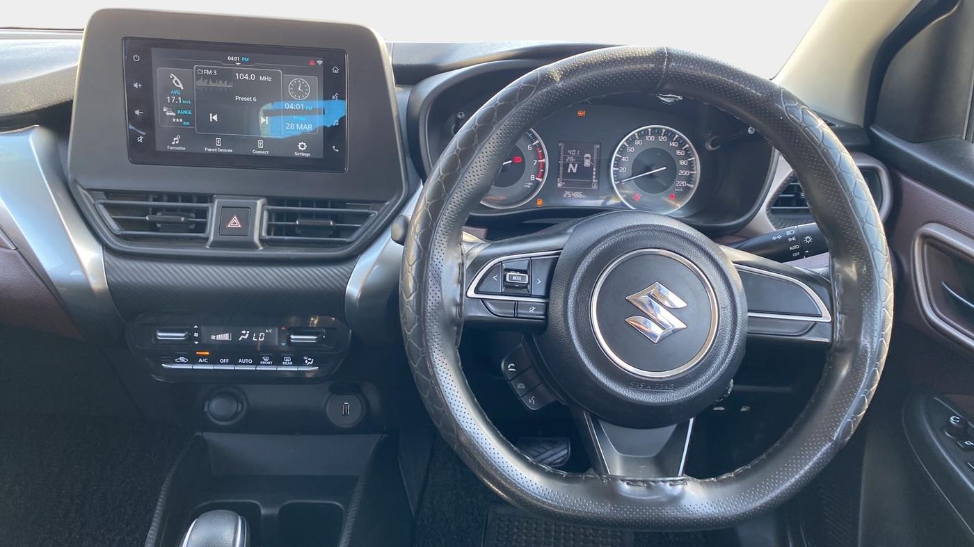2023 Maruti FRONX DELTA PLUS 1.2L AGS, Petrol, Automatic, 25,565 km, Steering Wheel Close Up