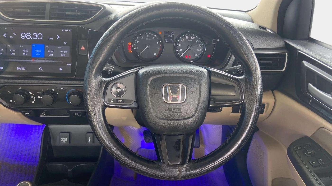 2020 Honda Amaze 1.2L I-VTEC S, Petrol, Manual, 47,857 km, Steering Wheel Close Up