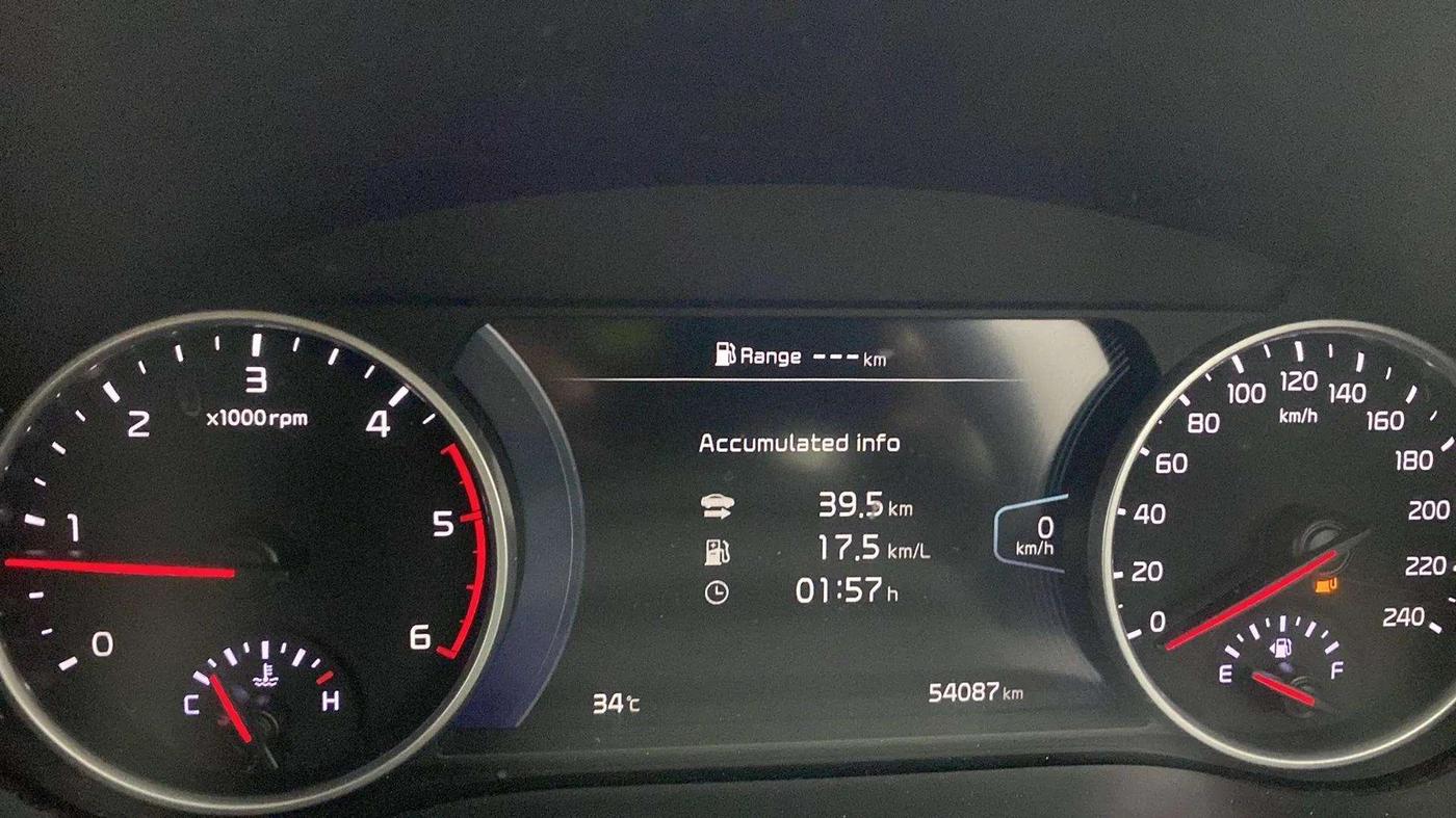 2022 KIA SELTOS HTX PLUS 1.5 DIESEL DUAL TONE, Diesel, Manual, 54,239 km, Odometer Image