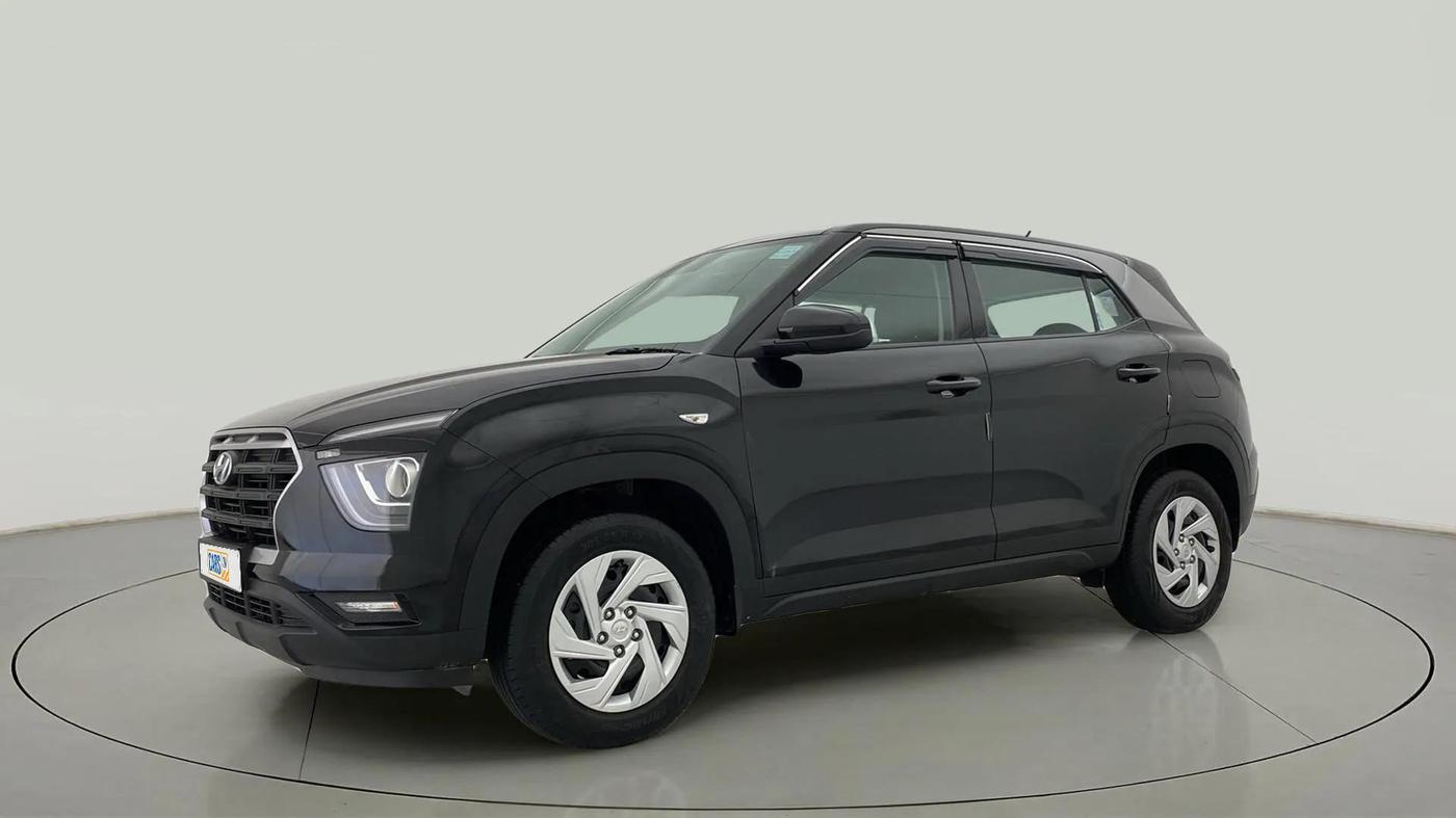 2023 Hyundai Creta E 1.5 PETROL, Petrol, Manual, 8,513 km, Left Front Diagonal