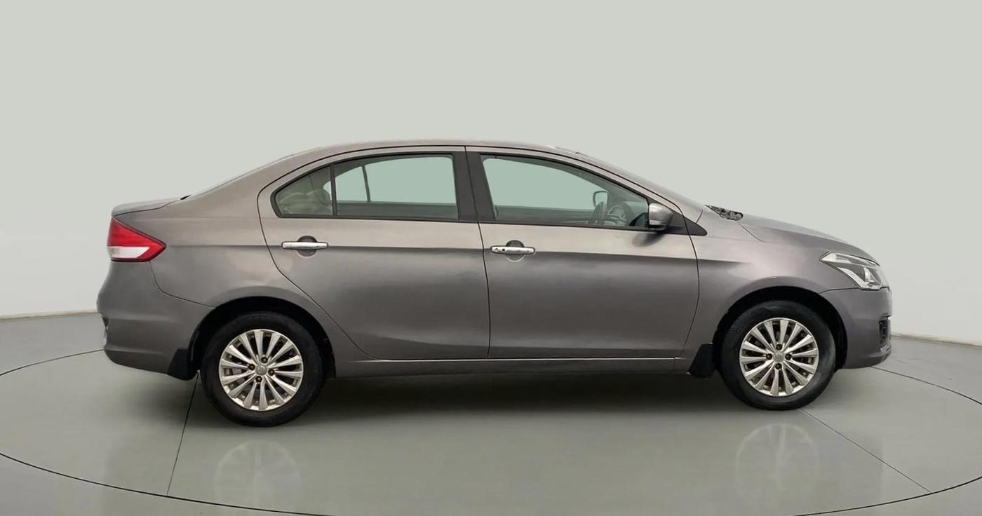 2017 Maruti Ciaz ZETA 1.4  MT PETROL, Petrol, Manual, 56,760 km, Right Side View