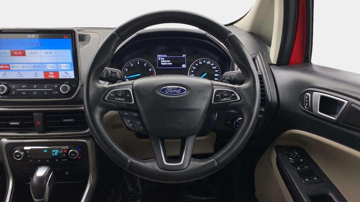 2020 Ford Ecosport TITANIUM + 1.5L PETROL AT, Petrol, Automatic, 33,074 km, Steering Wheel Close Up
