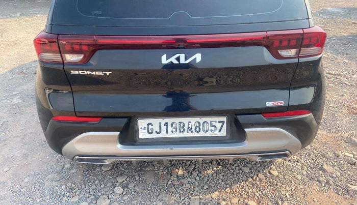 2021 KIA SONET HTX 1.0 IMT, Petrol, Manual, 66,033 km, Dicky (Boot door) - Slightly dented
