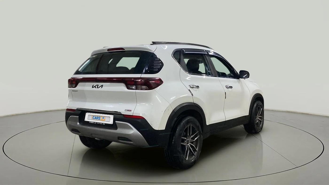 2023 KIA SONET HTK PLUS 1.0 TURBO PETROL IMT, Petrol, Manual, 31,370 km, Right Back Diagonal