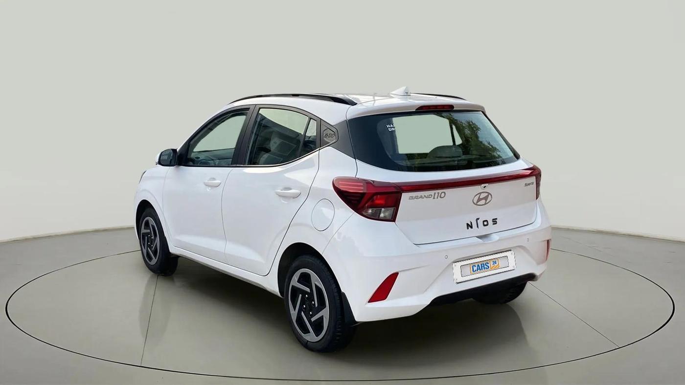 2023 Hyundai GRAND I10 NIOS SPORTZ 1.2 KAPPA VTVT, Petrol, Manual, 20,995 km, Left Back Diagonal