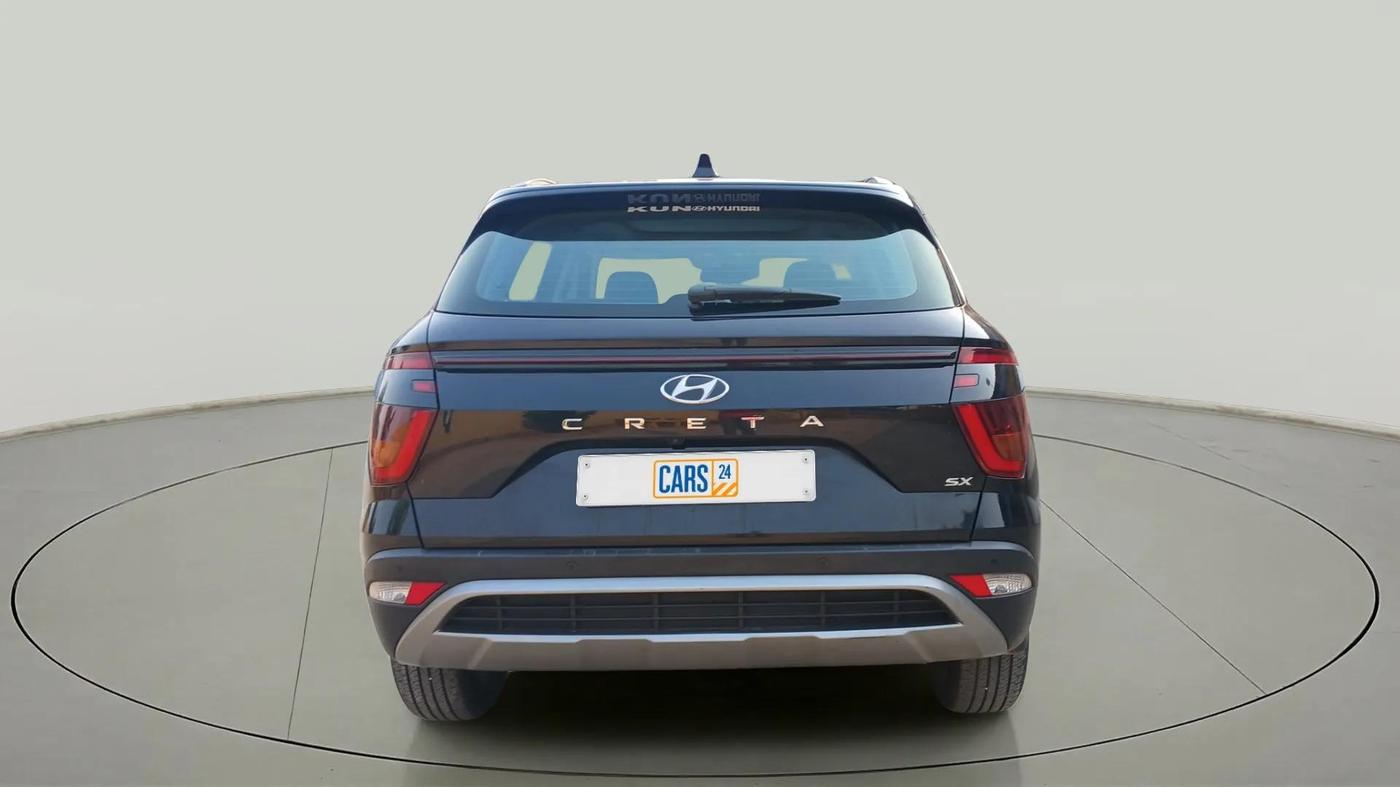 2021 Hyundai Creta SX (O) AT 1.5 DIESEL, Diesel, Automatic, 91,818 km, Back/Rear