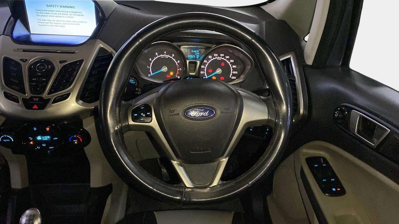 2017 Ford Ecosport TITANIUM 1.5L PETROL, Petrol, Manual, 37,779 km, Steering Wheel Close Up