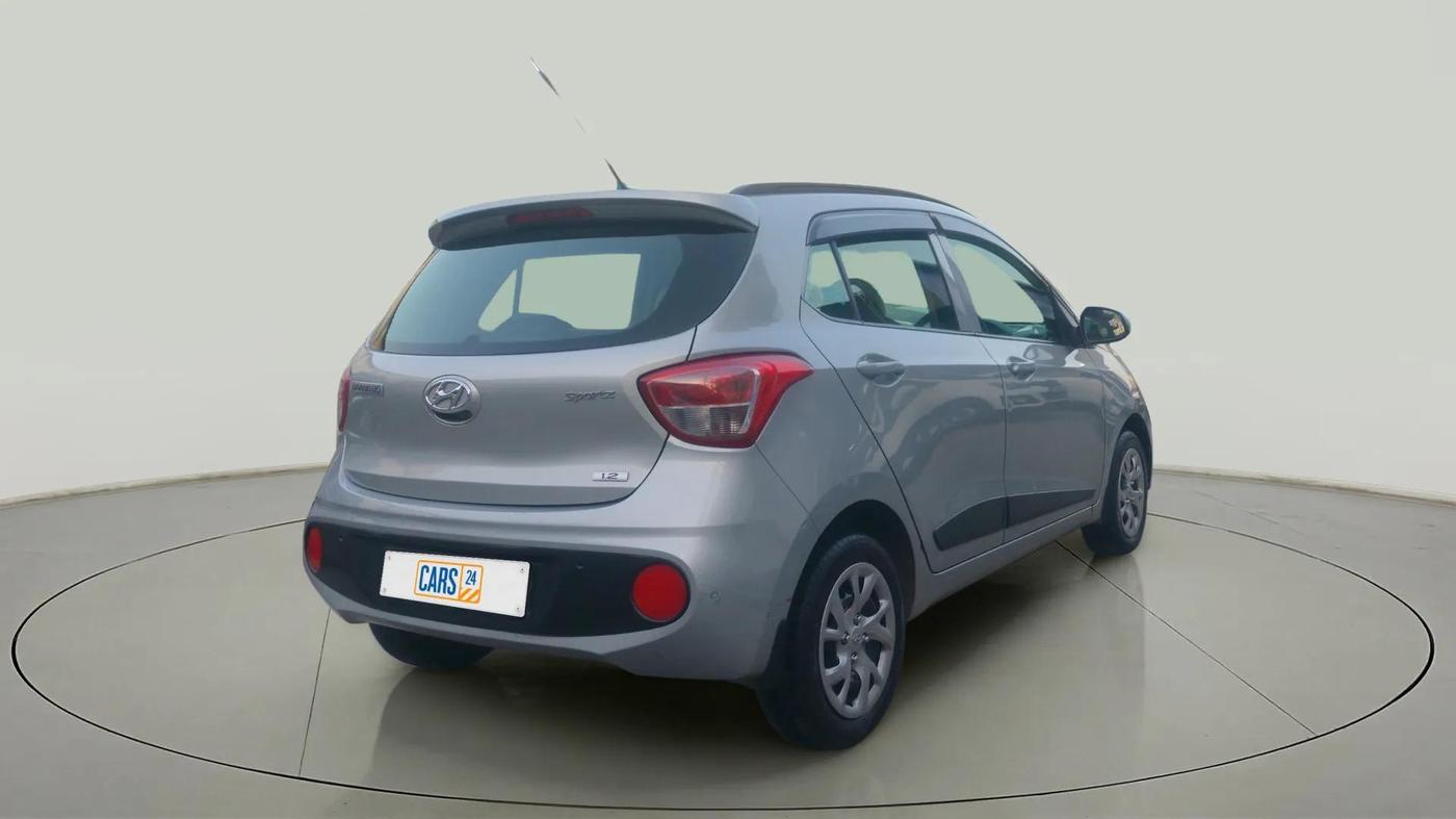 2019 Hyundai Grand i10 SPORTZ 1.2 KAPPA VTVT, Petrol, Manual, 22,978 km, Right Back Diagonal