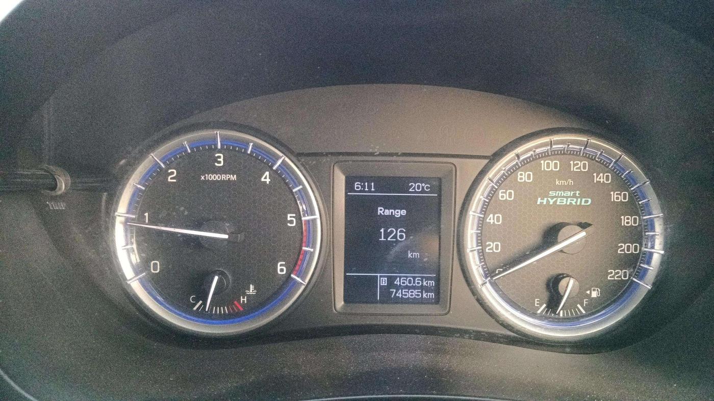 2017 Maruti S Cross ALPHA 1.3, Diesel, Manual, 74,584 km, Odometer Image