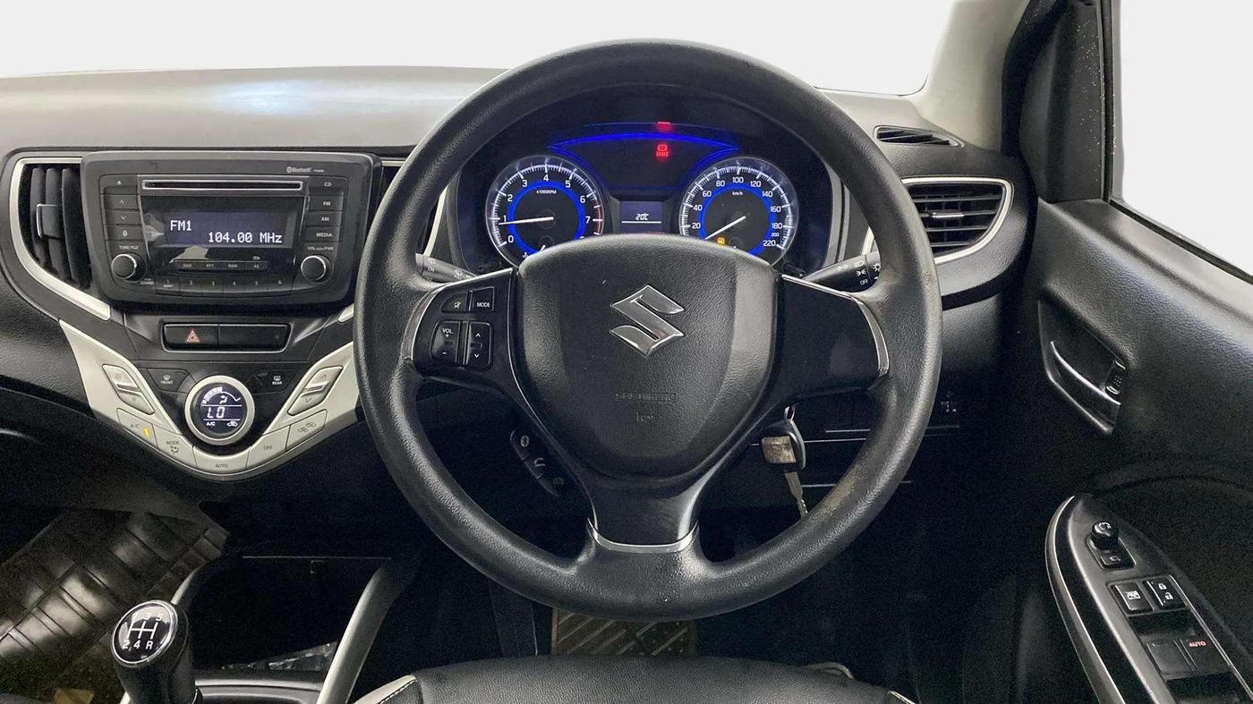 2018 Maruti Baleno DELTA PETROL 1.2, Petrol, Manual, 72,920 km, Steering Wheel Close Up