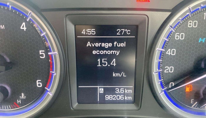 2019 Maruti S Cross ZETA 1.3, Diesel, Manual, 98,231 km, Instrument cluster - Glass has scratches