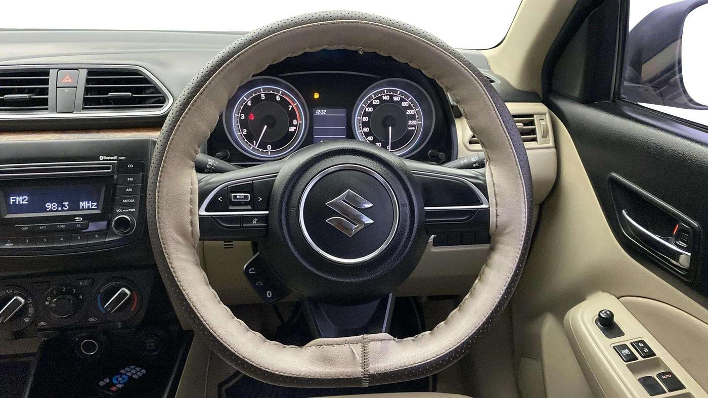 2019 Maruti Dzire VXI, Petrol, Manual, 60,947 km, Steering Wheel Close Up