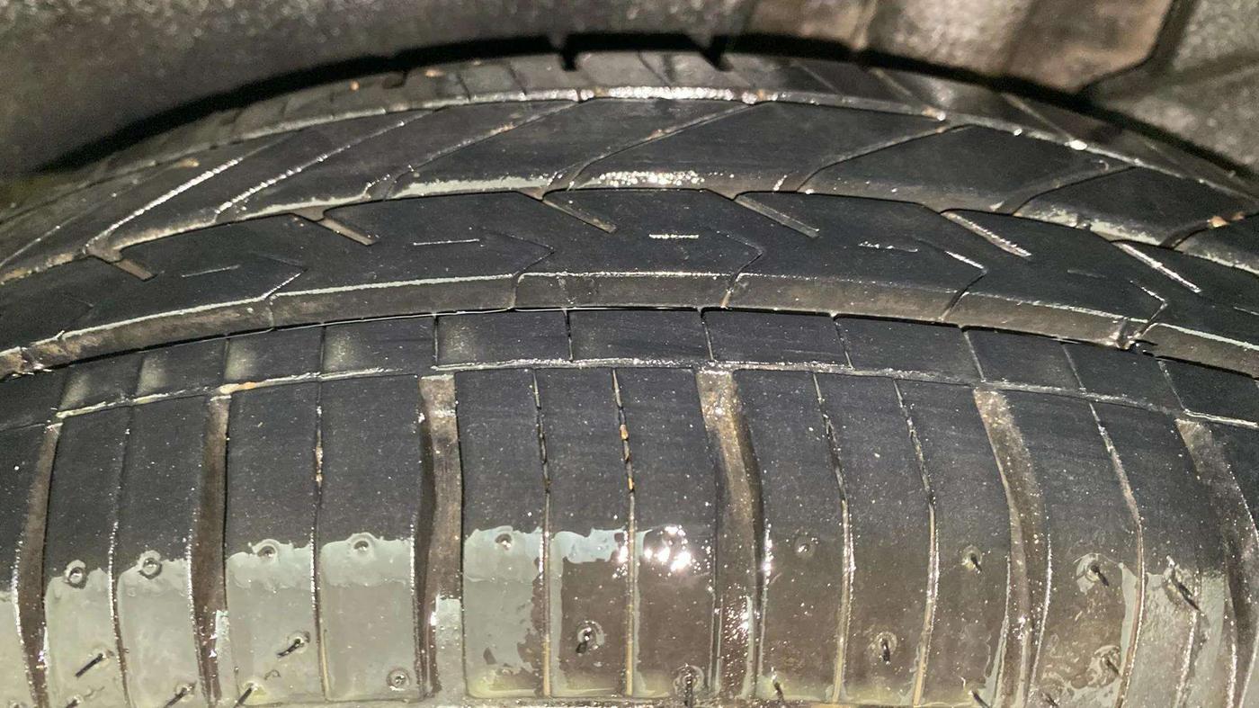 2019 Maruti Dzire VXI, Petrol, Manual, 60,947 km, Left Rear Tyre Tread