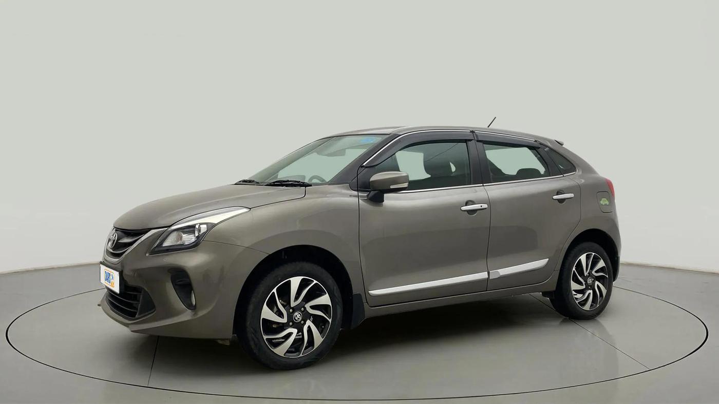 2022 Toyota Glanza V, Petrol, Manual, 66,697 km, Left Front Diagonal