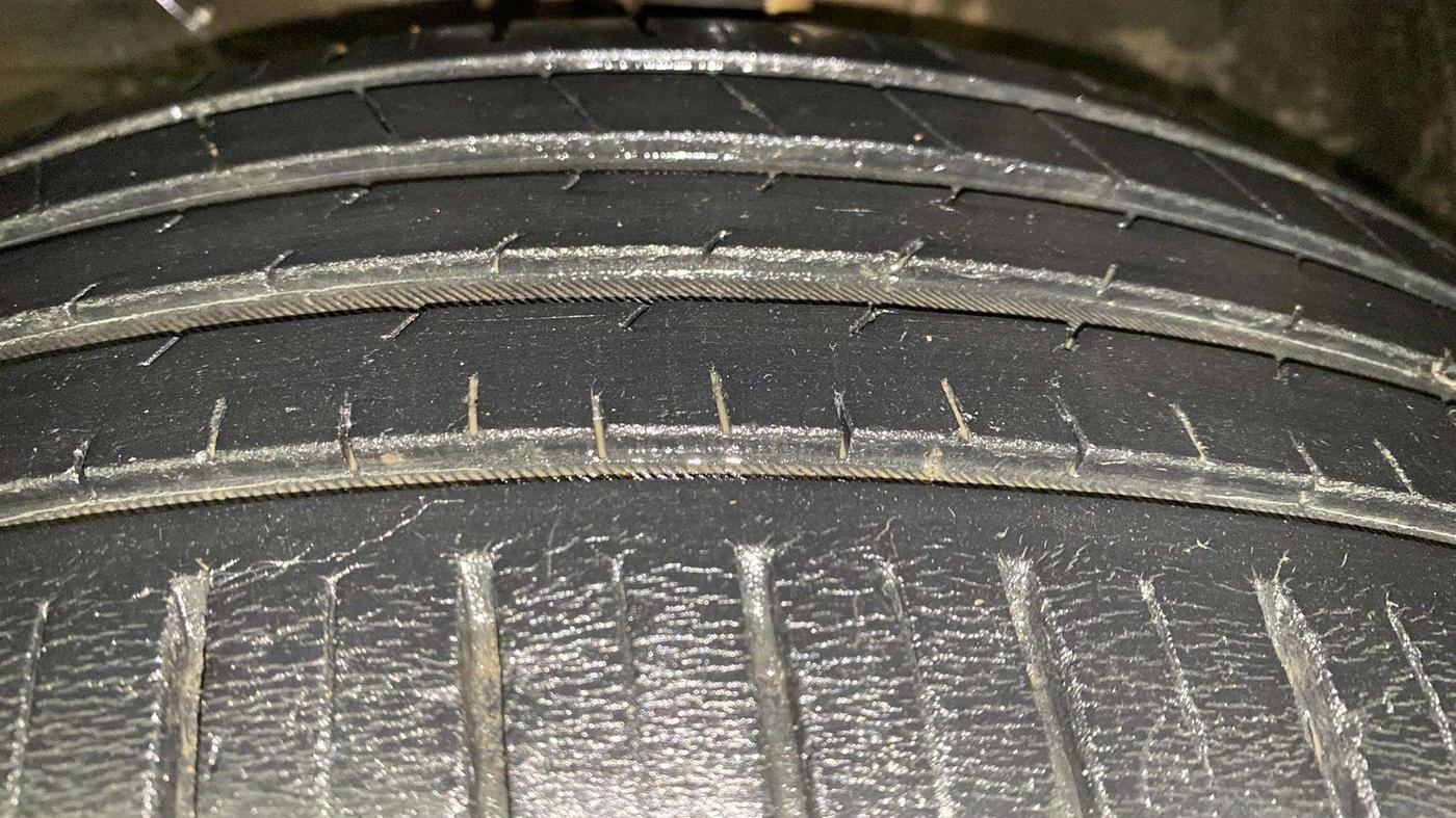2022 Toyota Glanza V, Petrol, Manual, 66,697 km, Left Front Tyre Tread