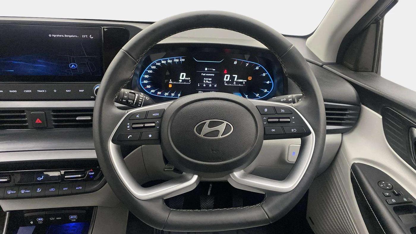 2023 Hyundai NEW I20 ASTA (O) 1.2 MT, Petrol, Manual, 6,548 km, Steering Wheel Close Up