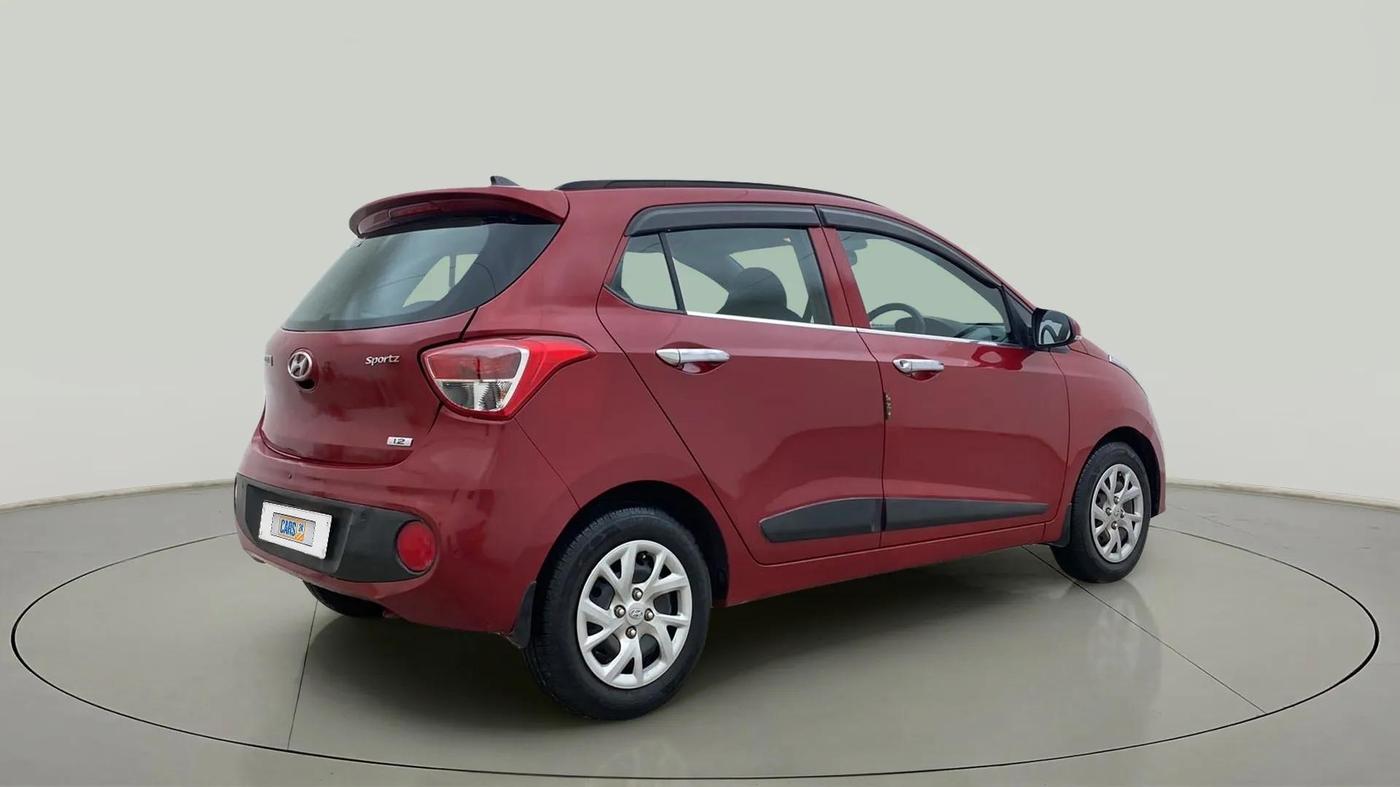 2020 Hyundai Grand i10 SPORTZ 1.2 KAPPA VTVT, Petrol, Manual, 50,204 km, Right Back Diagonal