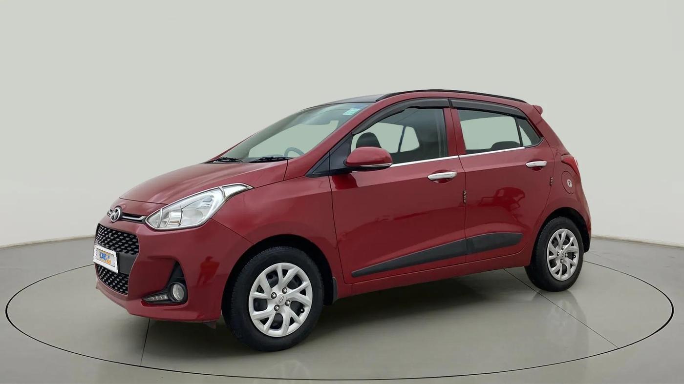 2020 Hyundai Grand i10 SPORTZ 1.2 KAPPA VTVT, Petrol, Manual, 50,204 km, Left Front Diagonal