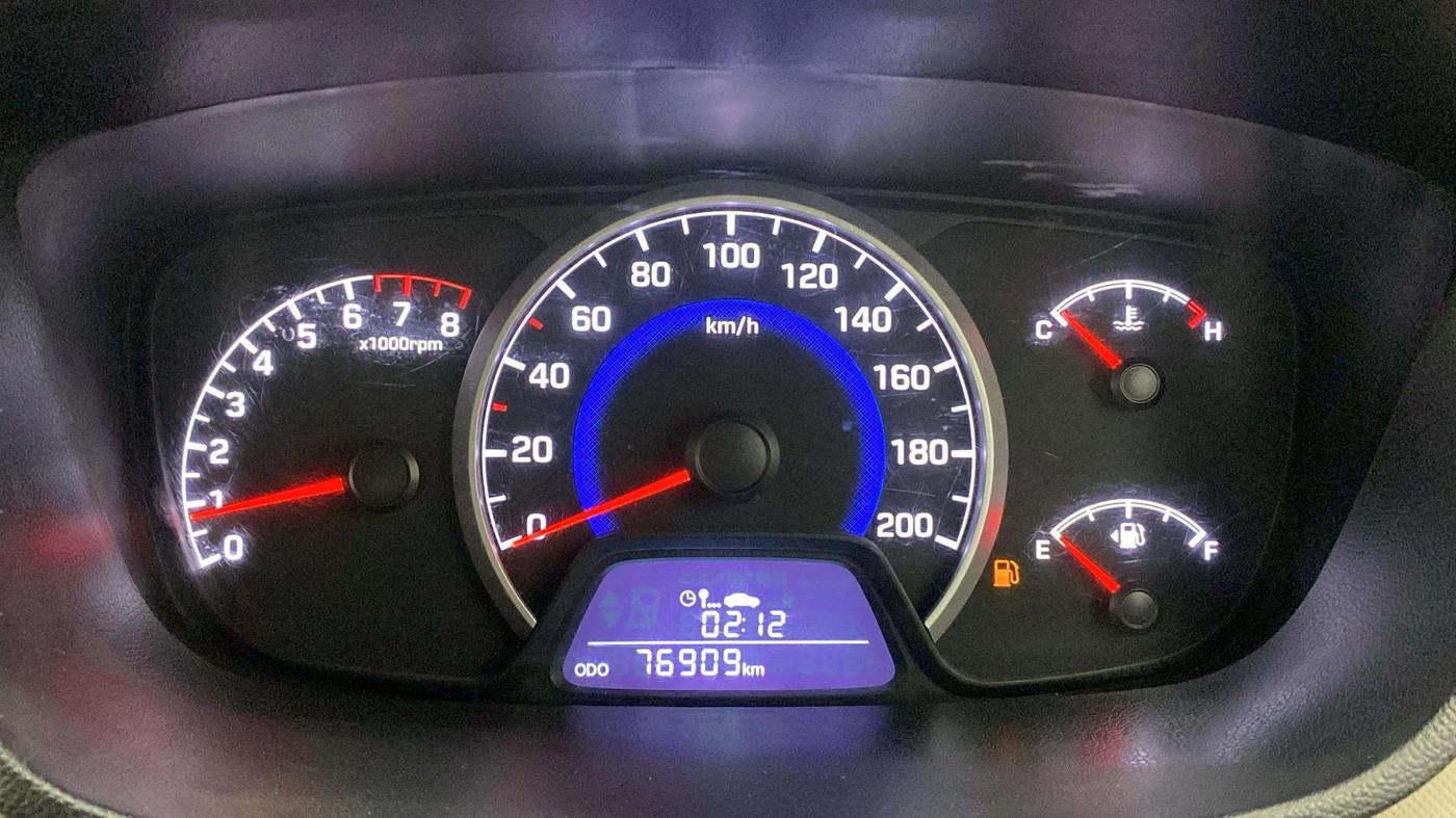 2019 Hyundai Grand i10 MAGNA 1.2 KAPPA VTVT, CNG, Manual, 76,866 km, Odometer Image