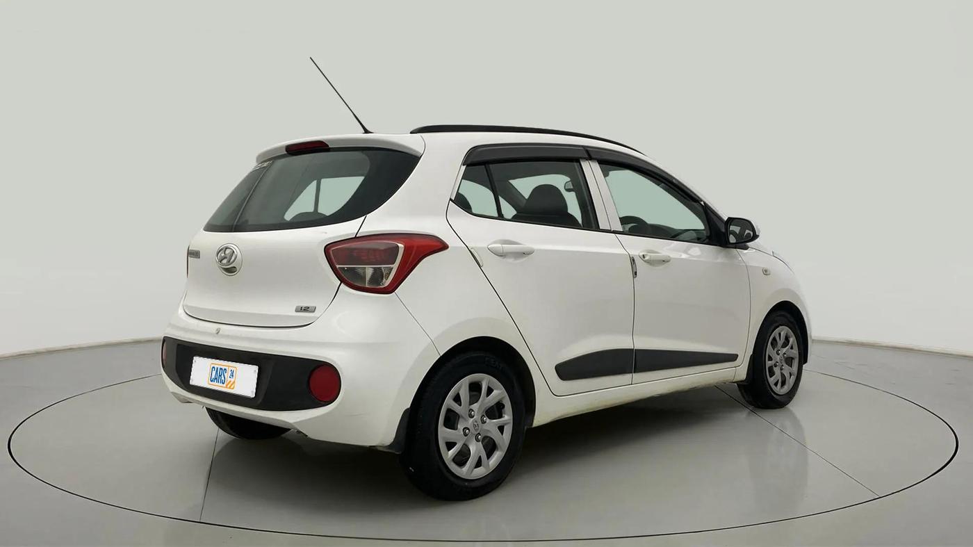 2019 Hyundai Grand i10 MAGNA 1.2 KAPPA VTVT, CNG, Manual, 76,866 km, Right Back Diagonal